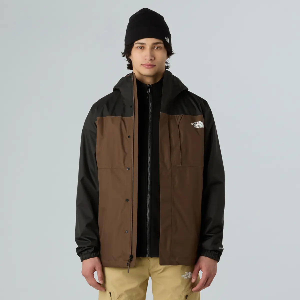 THE NORTH FACE - ג'קט גברים QUEST ZIP-IN TRICLIMATE – TA3YFH1OI – smokey-brown – 3