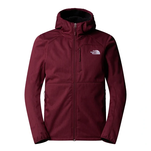 THE NORTH FACE - מעיל סופטשל עם כובע גברים QUEST SOFTSHELL – TA3YFP29O – alpine-plum-dark-heather – 1