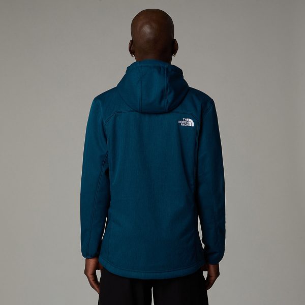 THE NORTH FACE - מעיל סופטשל עם כובע גברים QUEST SOFTSHELL – TA3YFP2LO – midnight-petrol-dark-heather – 2