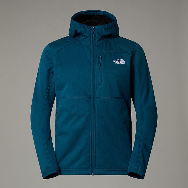 THE NORTH FACE - מעיל סופטשל עם כובע גברים QUEST SOFTSHELL – TA3YFP2LO – midnight-petrol-dark-heather – 7