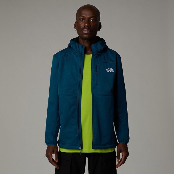 THE NORTH FACE - מעיל סופטשל עם כובע גברים QUEST SOFTSHELL – TA3YFP2LO – midnight-petrol-dark-heather – 3