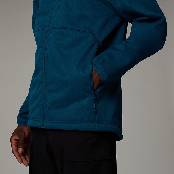 THE NORTH FACE - מעיל סופטשל עם כובע גברים QUEST SOFTSHELL – TA3YFP2LO – midnight-petrol-dark-heather – 6