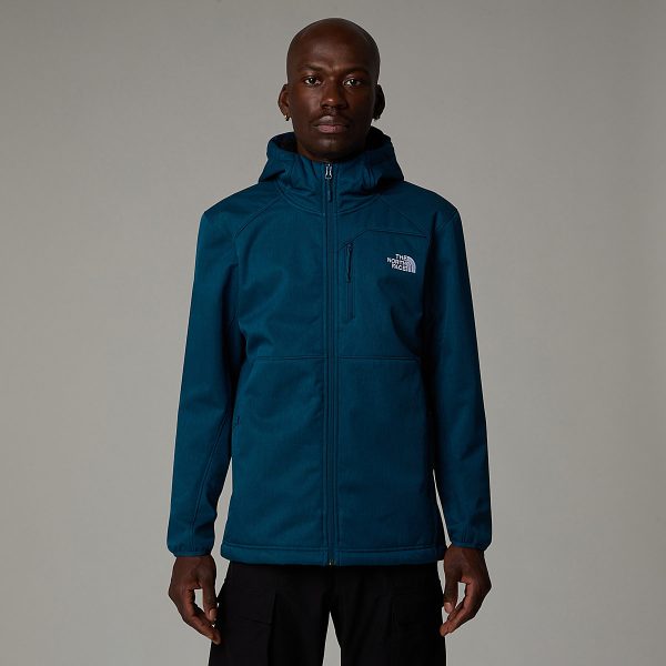 THE NORTH FACE - מעיל סופטשל עם כובע גברים QUEST SOFTSHELL – TA3YFP2LO – midnight-petrol-dark-heather – 1