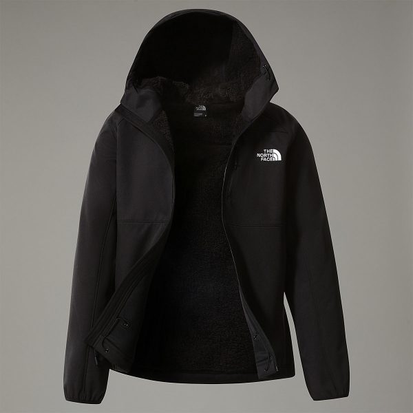 THE NORTH FACE - מעיל סופטשל עם כובע גברים QUEST SOFTSHELL – TA3YFP4H0 – tnf-black-npf – 8