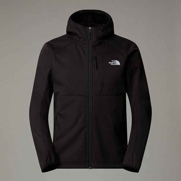 THE NORTH FACE - מעיל סופטשל עם כובע גברים QUEST SOFTSHELL – TA3YFP4H0 – tnf-black-npf – 9