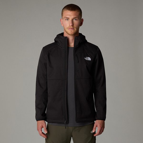 THE NORTH FACE - מעיל סופטשל עם כובע גברים QUEST SOFTSHELL – TA3YFP4H0 – tnf-black-npf – 3