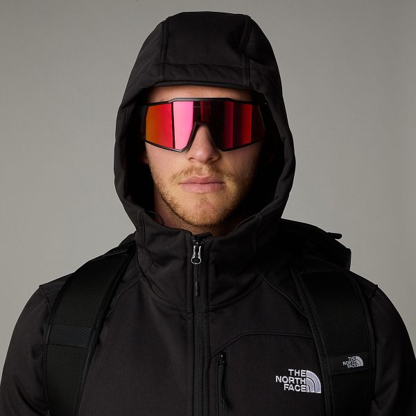 THE NORTH FACE - מעיל סופטשל עם כובע גברים QUEST SOFTSHELL – TA3YFP4H0 – tnf-black-npf – 5