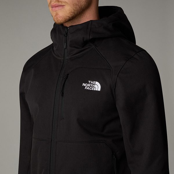 THE NORTH FACE - מעיל סופטשל עם כובע גברים QUEST SOFTSHELL – TA3YFP4H0 – tnf-black-npf – 6