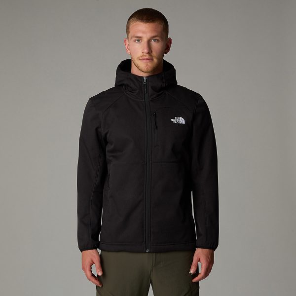 THE NORTH FACE - מעיל סופטשל עם כובע גברים QUEST SOFTSHELL – TA3YFP4H0 – tnf-black-npf – 1