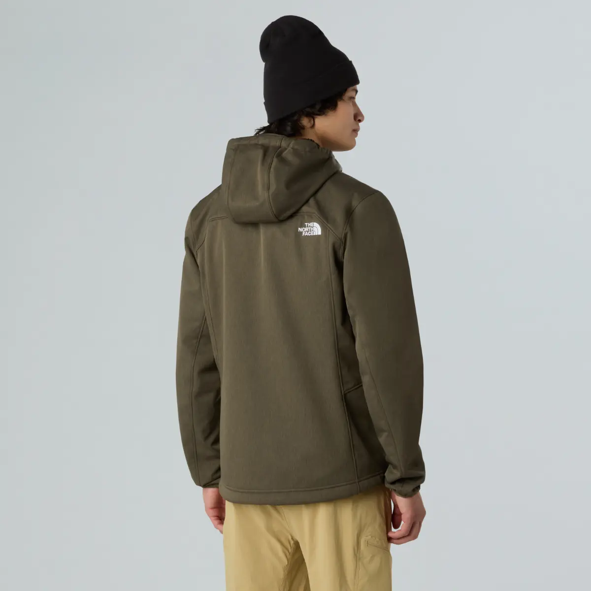 THE NORTH FACE - ג'קט סופטשל עם כובע גברים QUEST SOFTSHELL – TA3YFP5WV – new-taupe-green-dark-heather-new-taupe-green – 2