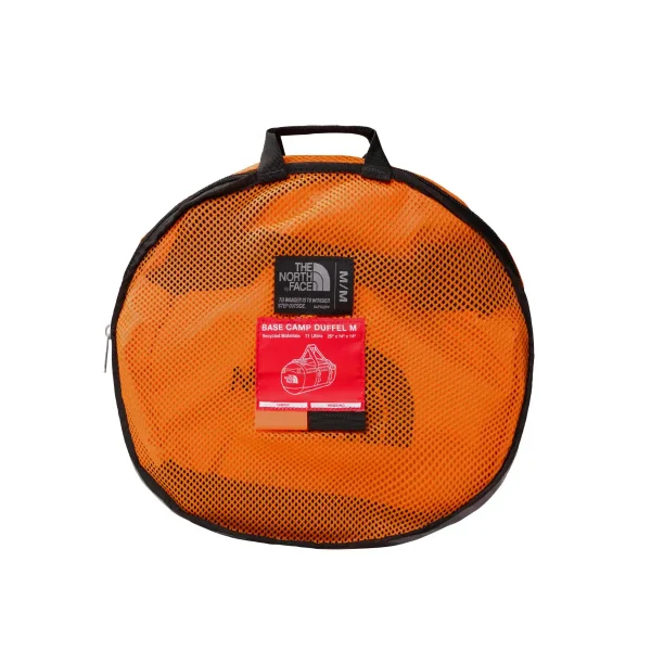 THE NORTH FACE - תיק נסיעות BASE CAMP DUFFEL - M – TA52SA9XI – tnf-orange-tnf-black – 4