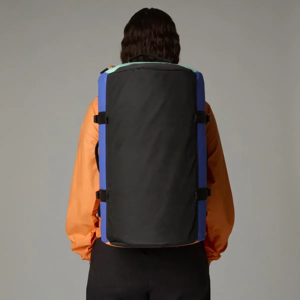 THE NORTH FACE - תיק נסיעות BASE CAMP DUFFEL - S – TA52STB91 – indigo-plum-bright-foam-papaya – 1