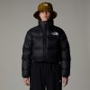 THE NORTH FACE - מעיל פוך קצר נשים NUPTSE – TA5GGEKX7 – tnf-black-tnf-black – 1