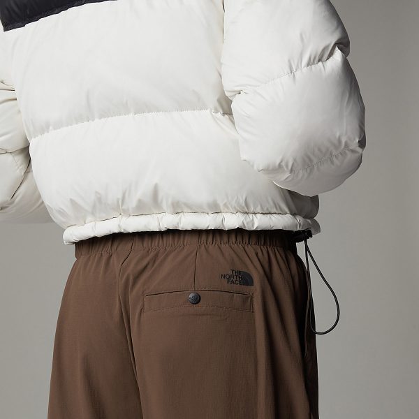 THE NORTH FACE - מעיל פוך קצר נשים NUPTSE – TA5GGEROU – white-dune-tnf-black – 6