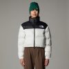 THE NORTH FACE - מעיל פוך קצר נשים NUPTSE – TA5GGEROU – white-dune-tnf-black – 1