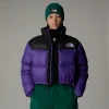 THE NORTH FACE - מעיל פוך קצר נשים NUPTSE – TA5GGES96 – peak-purple-tnf-black – 2