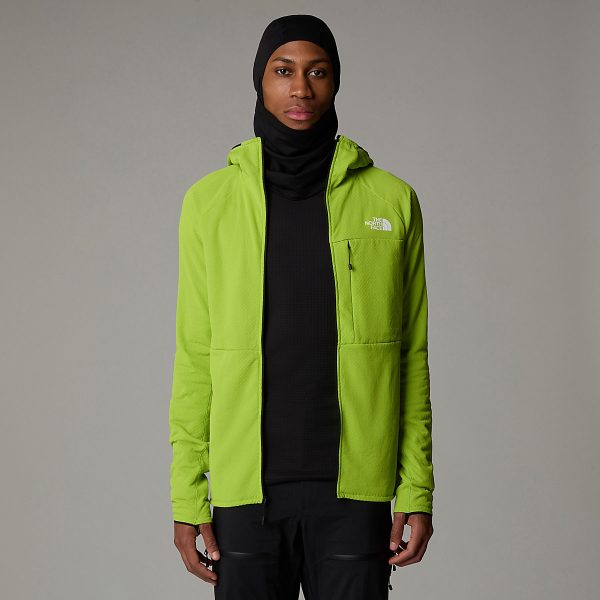 THE NORTH FACE - ג'קט קפוצ'ון גברים SUMMIT SERIES FUTUREFLEECE HOODED – TA5J7S1MO – meadow-grass – 1