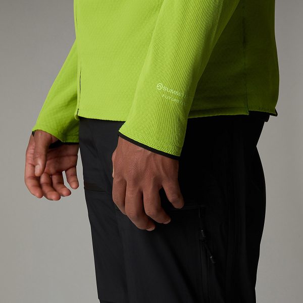 THE NORTH FACE - ג'קט קפוצ'ון גברים SUMMIT SERIES FUTUREFLEECE HOODED – TA5J7S1MO – meadow-grass – 7