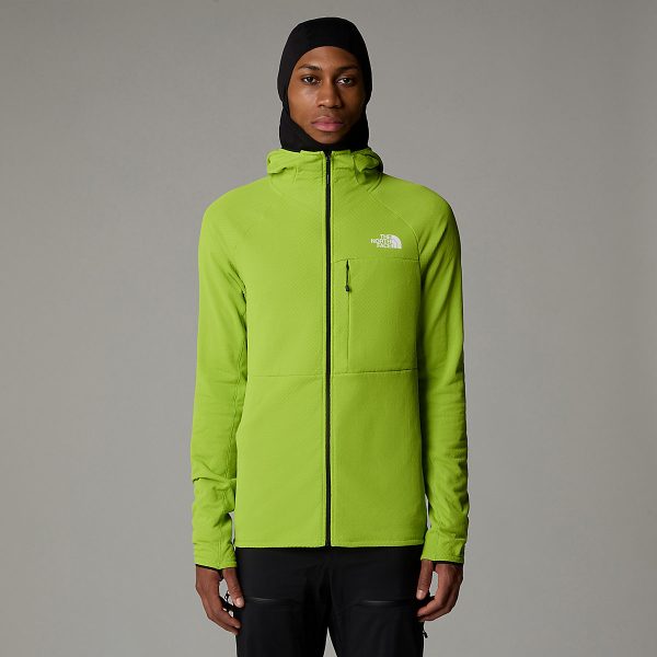 THE NORTH FACE - ג'קט קפוצ'ון גברים SUMMIT SERIES FUTUREFLEECE HOODED – TA5J7S1MO – meadow-grass – 1