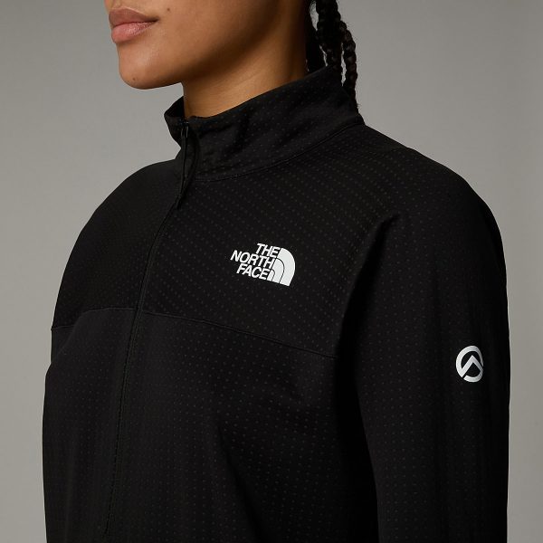 THE NORTH FACE - ג'קט נשים עם חצי רוכסן Summit Series FUTUREFLEECE – TA5J8C4H0 – tnf-black-npf – 3