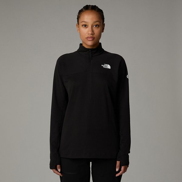 THE NORTH FACE - ג'קט נשים עם חצי רוכסן Summit Series FUTUREFLEECE – TA5J8C4H0 – tnf-black-npf – 1