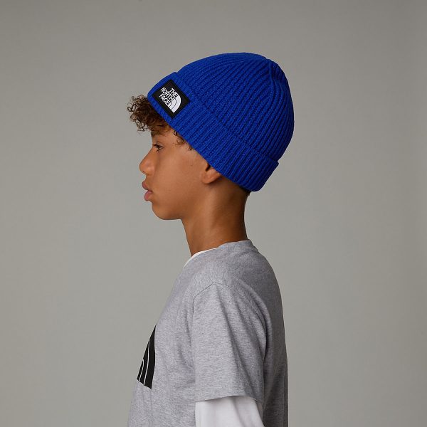 THE NORTH FACE - כובע גרב ילדים TNF BOX LOGO CUFF – TA7WGCCZ6 – tnf-blue – 3