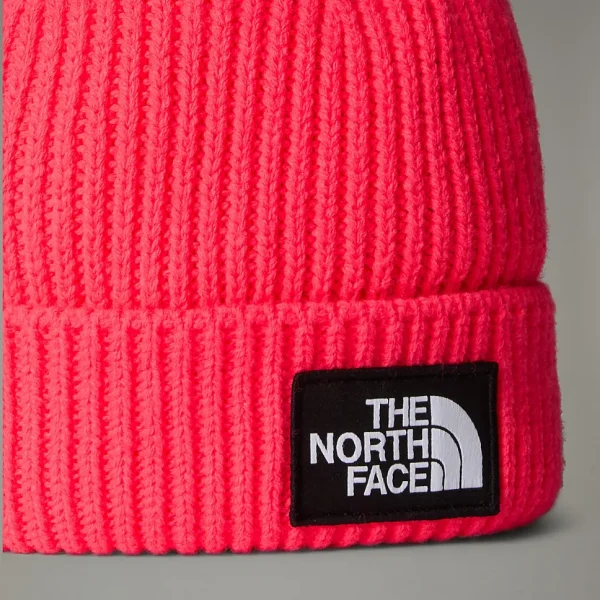 THE NORTH FACE - כובע גרב ילדים TNF BOX LOGO CUFF – TA7WGCP2B – radiant-poppy – 2