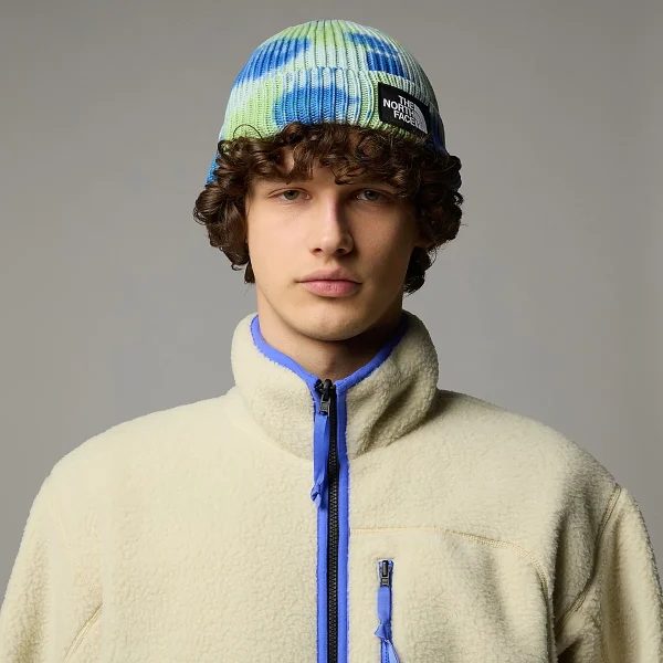 THE NORTH FACE - כובע גרב TIE DYE LOGO BOX – TA7WJI9CI – muted-pine-tnf-blue-lime-citrus – 2
