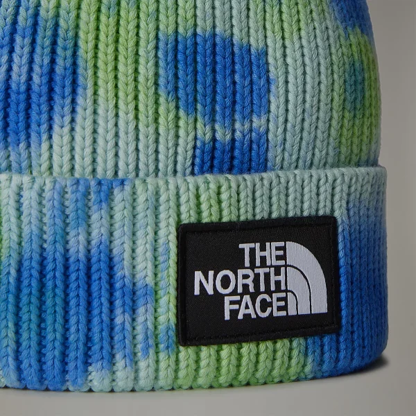 THE NORTH FACE - כובע גרב TIE DYE LOGO BOX – TA7WJI9CI – muted-pine-tnf-blue-lime-citrus – 1