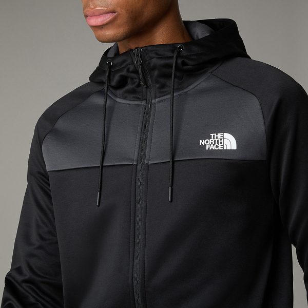 THE NORTH FACE - מעיל פליס קפוצ'ון גברים REAXION – TA7Z9O4GZ – tnf-black-asphalt-grey – 5