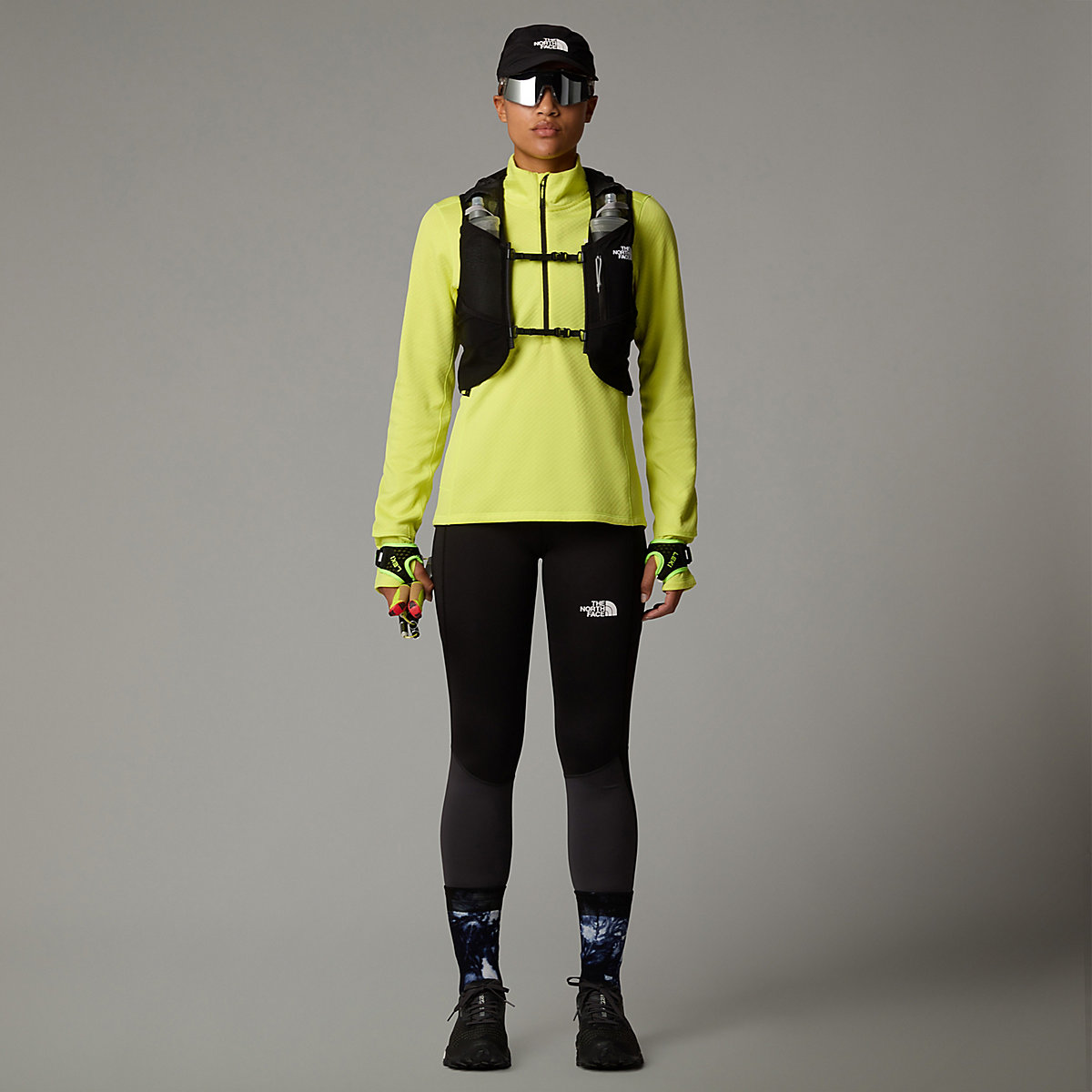THE NORTH FACE - וסט ריצה SUNRISER RUN VEST 8 – TA81DZ53R – tnf-black-tnf-white-npf – 2