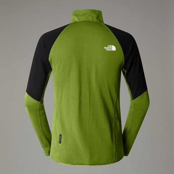 THE NORTH FACE - ג'קט פליס גברים Bolt Polartec Power Grid – TA825F7IQ – oak-green-tnf-black – 10