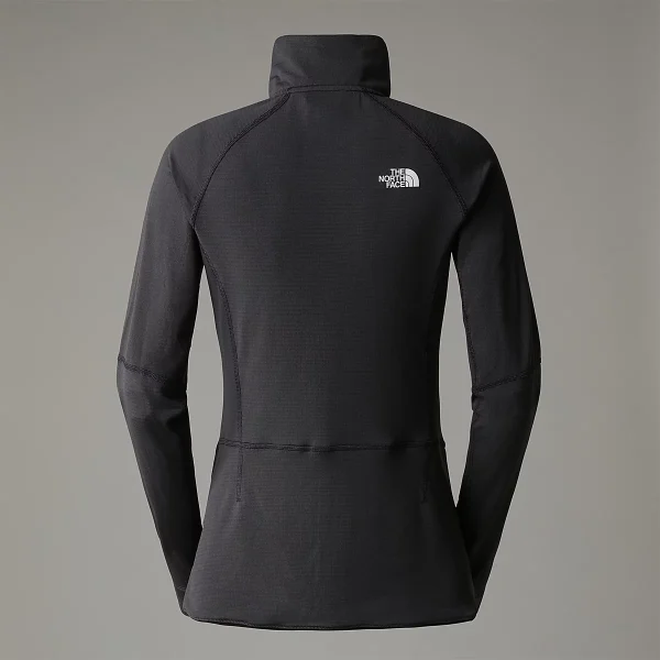 THE NORTH FACE - ג'קט פליס נשים Bolt Polartec Power Grid – TA825K4JK – asphalt-grey-tnf-black – 1