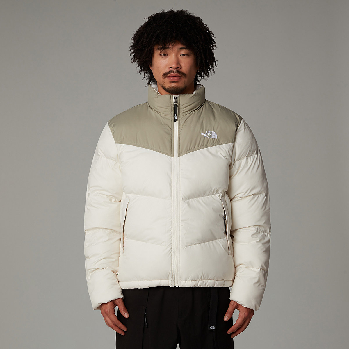 THE NORTH FACE - מעיל גברים SAIKURU – TA853I4QI – white-dune-clay-grey – 1