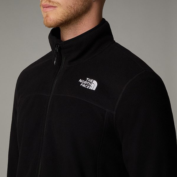 THE NORTH FACE - פליס גברים עם רוכסן מלא 100 GLACIER – TA855X4H0 – tnf-black-npf – 4