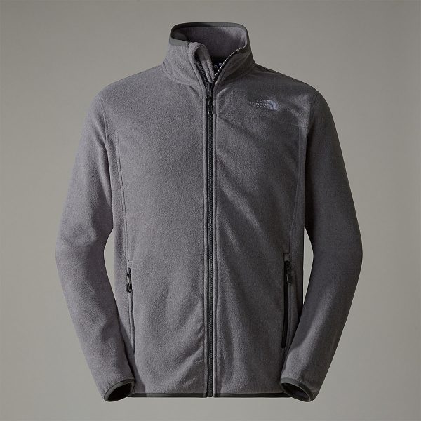 THE NORTH FACE - פליס גברים עם רוכסן מלא 100 GLACIER – TA855X4HJ – tnf-medium-grey-heather-npf – 7