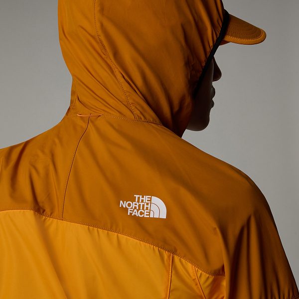 THE NORTH FACE - מעיל רוח נשים HIGHER RUN – TA87205JI – apricot-glaze-iron-citrus – 4