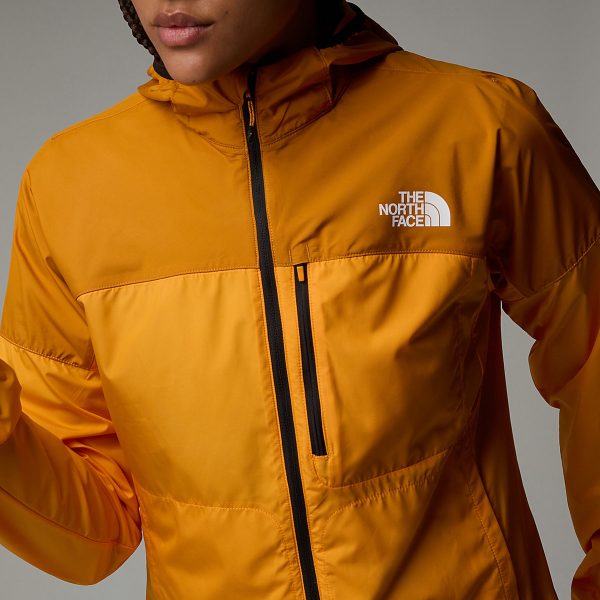 THE NORTH FACE - מעיל רוח נשים HIGHER RUN – TA87205JI – apricot-glaze-iron-citrus – 5