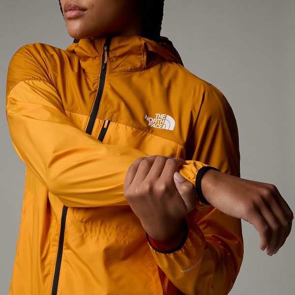 THE NORTH FACE - מעיל רוח נשים HIGHER RUN – TA87205JI – apricot-glaze-iron-citrus – 6