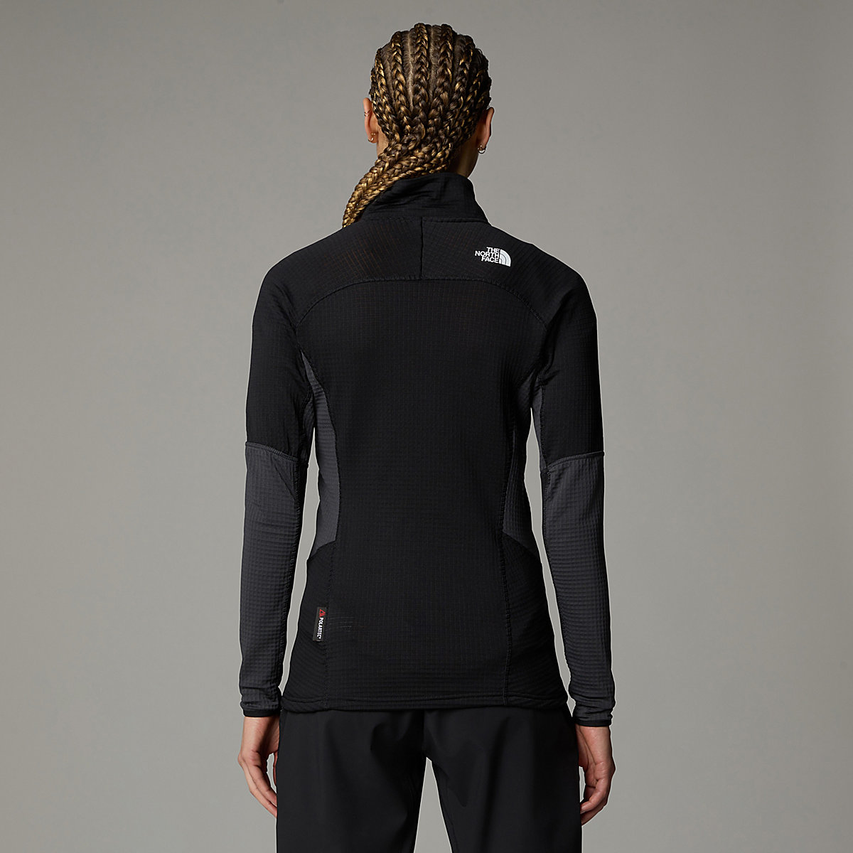 THE NORTH FACE - ג'קט פליס נשים STORMGAP POWER GRID – TA87JC4GZ – tnf-black-asphalt-grey-npf – 1