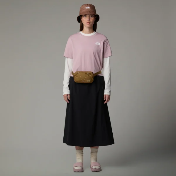 THE NORTH FACE - חולצת טי קצרה נשים CROPPED SIMPLE DOME – TA87U40SO – metal-pink – 1