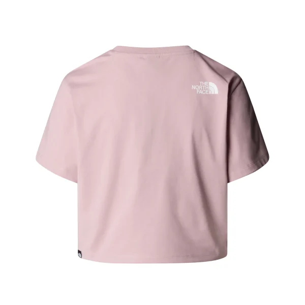 THE NORTH FACE - חולצת טי קצרה נשים CROPPED SIMPLE DOME – TA87U40SO – metal-pink – 4