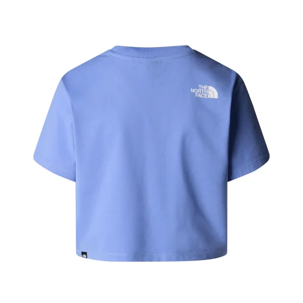 THE NORTH FACE - חולצת טי קצרה נשים CROPPED SIMPLE DOME – TA87U40YI – virtual-blue – 4