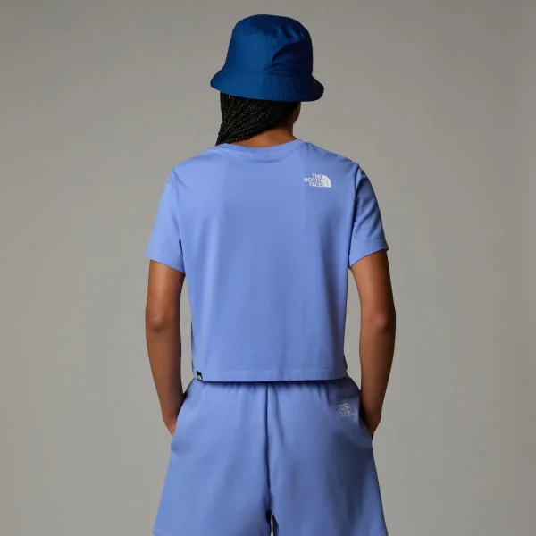THE NORTH FACE - חולצת טי קצרה נשים CROPPED SIMPLE DOME – TA87U40YI – virtual-blue – 2