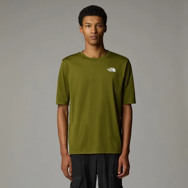 THE NORTH FACE - חולצת טי קצרה גברים LIGHTRANGE PACKABLE – TA883MPIB – forest-olive – 1