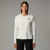 THE NORTH FACE - חולצת טי ארוכה מתקפלת נשים LIGHTRANGE PACKABLE – TA883YQLI – white-dune – 1