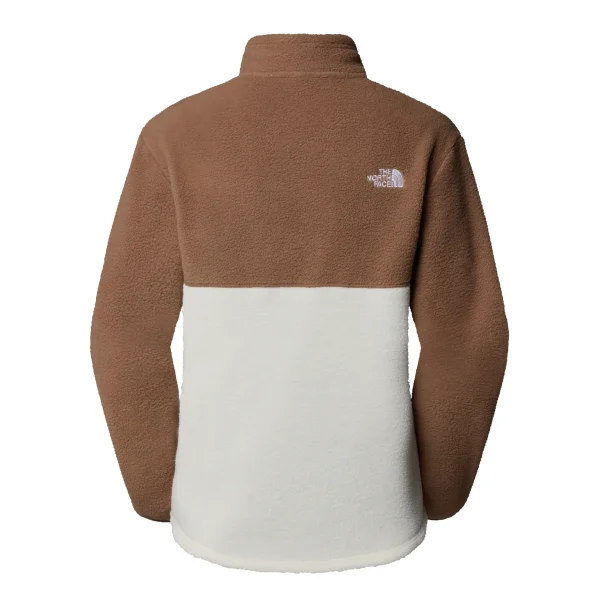 THE NORTH FACE - ג'קט פליס נשים YUMIORI FULL-ZIP – TA88425K9 – white-dune-latte-vibrant-verbena – 5