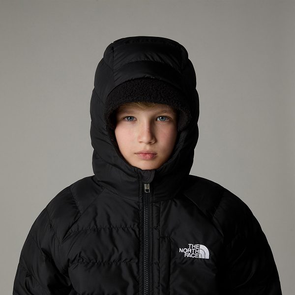 THE NORTH FACE - ג'קט ילדים דו  צדדי עם כובע Perrito – TA88TWJK3 – tnf-black – 3