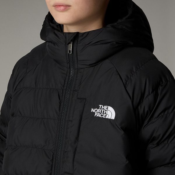 THE NORTH FACE - ג'קט ילדים דו  צדדי עם כובע Perrito – TA88TWJK3 – tnf-black – 4