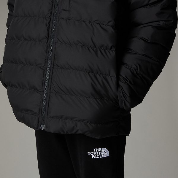 THE NORTH FACE - ג'קט ילדים דו  צדדי עם כובע Perrito – TA88TWJK3 – tnf-black – 5